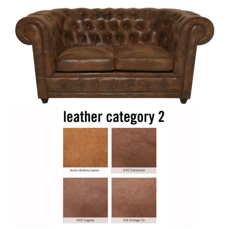 Sofa Oxford 2-Seater Individual Leather 2